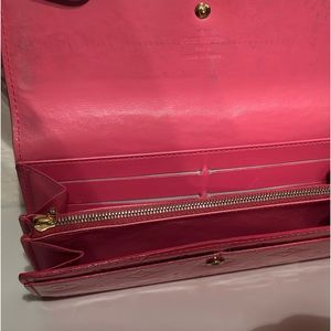 Pink Louis Vuitton wallet